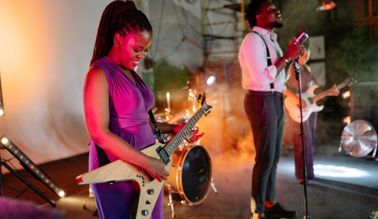 Networking creatives, handshake moments, vibrant energy.